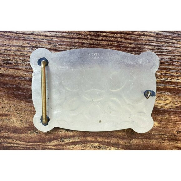 VTG Estate Southwestern Nickel Silver Toro Bull Brass Large Belt‎ Buckle! 36 - Picture 6 of 9